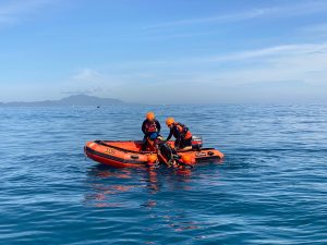 Basarnas Gelar Simulasi Evakuasi Darurat Pada Cabang Olahraga Layar PON XXI Aceh-Sumut 2024