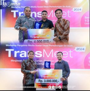 Dishub Banda Aceh Raih Peringkat 1 Pengelolaan Website se Aceh