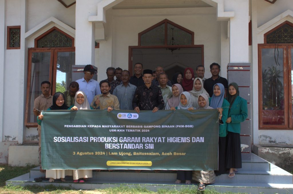 USK dan BPOM Aceh Dorong Produksi Garam Higienis di Aceh Besar