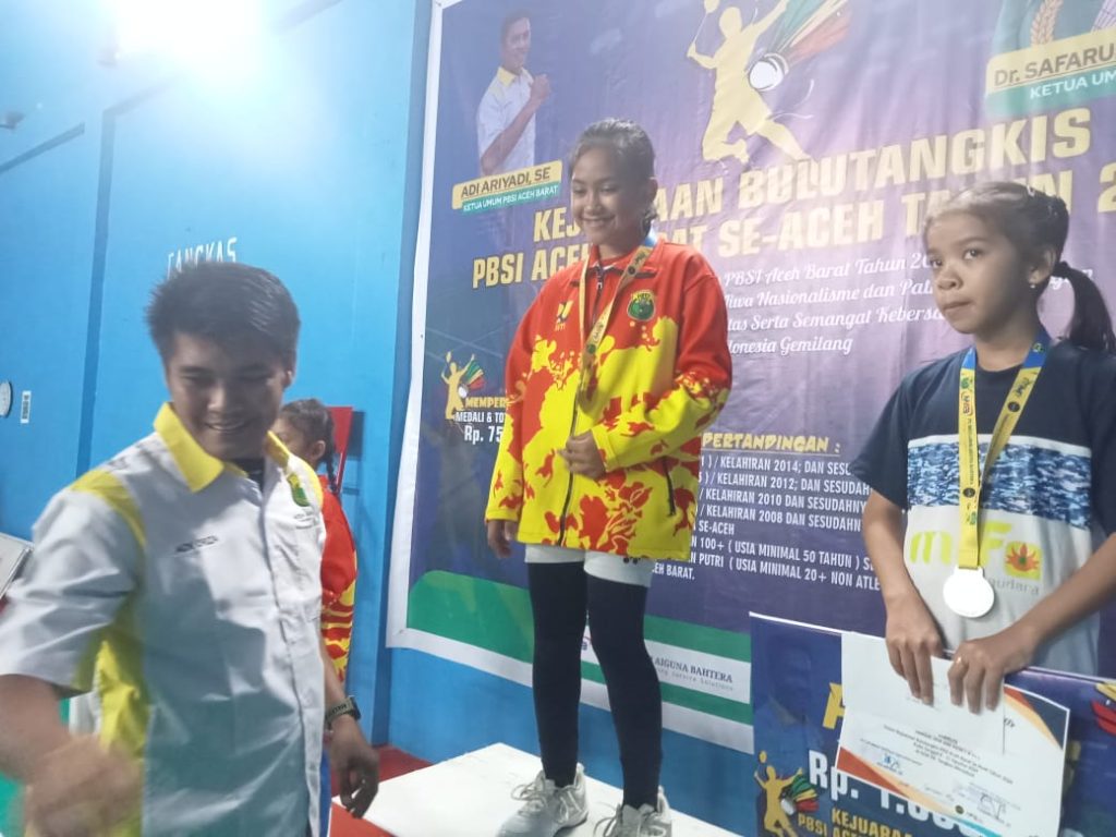 PB PUPR Plus Aceh Barat Komitmen Cetak Pebulutangkis Masa Depan Indonesia