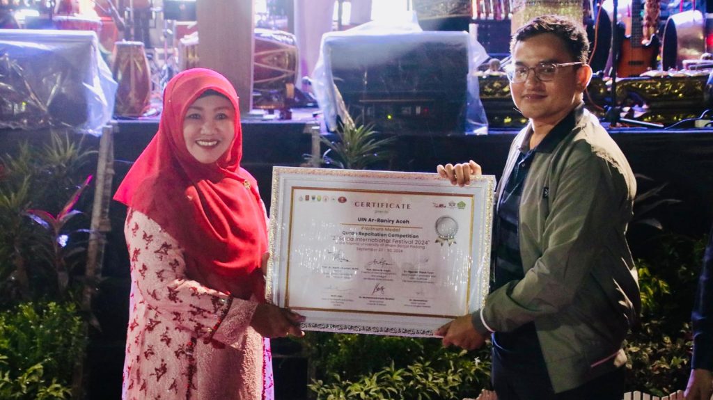 UIN Ar-Raniry Raih 3 Medali Platinum di Seiba International Festival 2024
