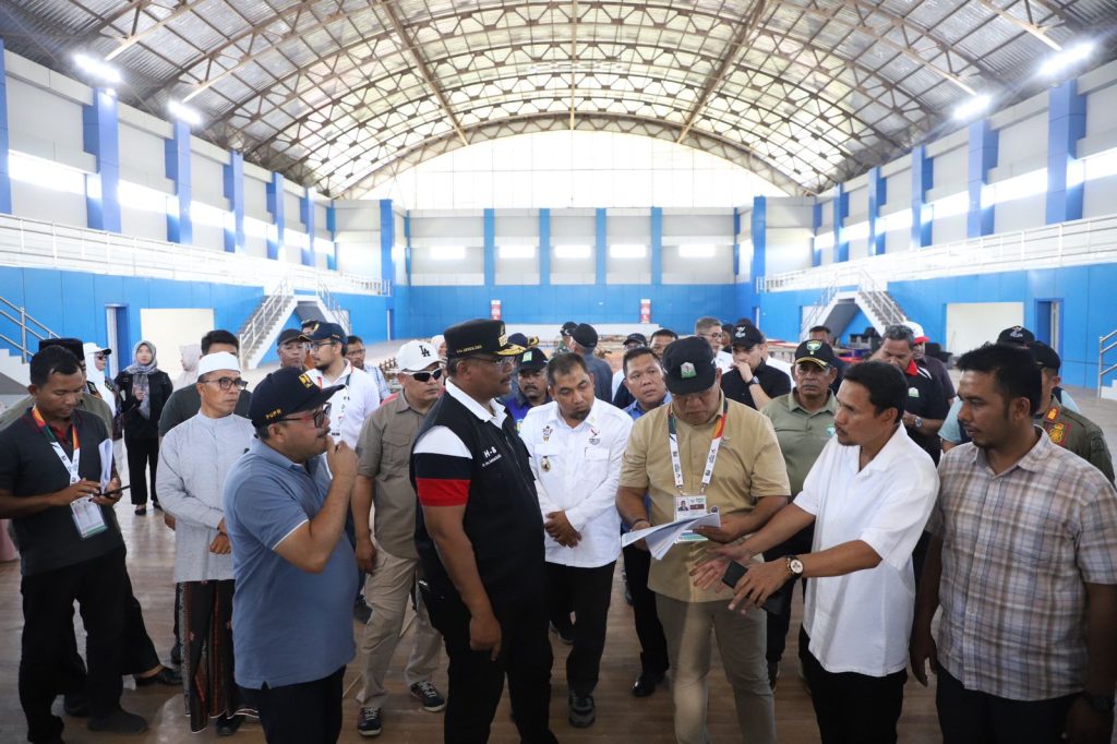 Pj Gubernur Safrizal Tinjau Venue Kurash di JSC