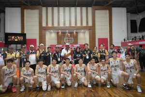 Pj Gubernur Safrizal Hadir Berikan Dukungan Langsung ke Arena Basket PON