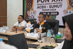 PB PON Wilayah Aceh Gelar Rapat Persiapan Kepulangan Atlet PON XXI Aceh-Sumut