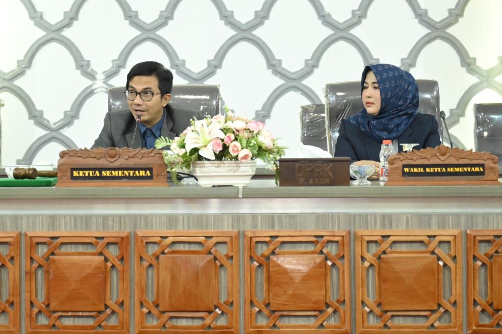 DPRK Banda Aceh Tetapkan Usulan Pimpinan Definitif, Irwansyah ST Jabat Ketua, Daniel Abdul Wahab dan Musriadi Wakil Ketua