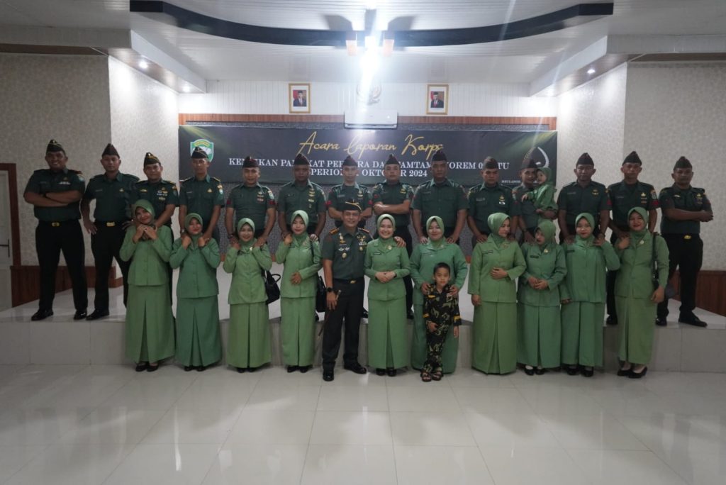 Danrem 012/TU : Kenaikan Pangkat Diperoleh Melalui Loyalitas dan Prestasi