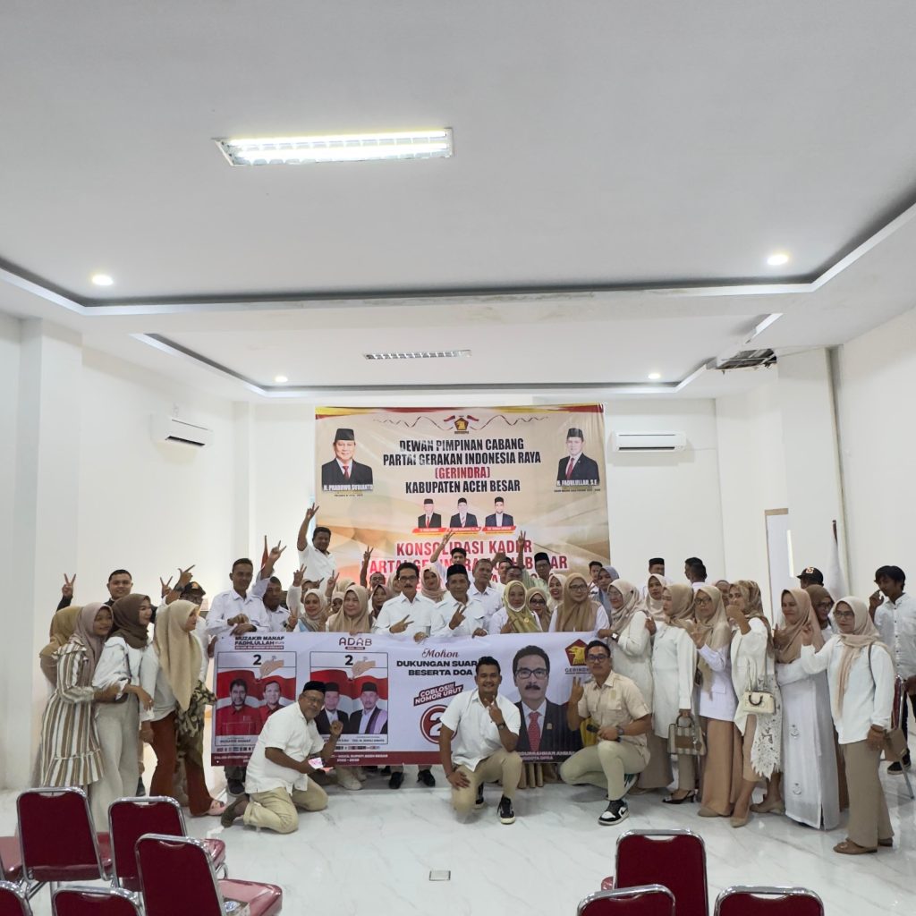 GERINDRA Konsolidasi Kader, Siap Menangkan Mualem-Adun