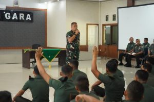 Danrem 012/TU Beri Arahan dalam Jam Komandan Perdana