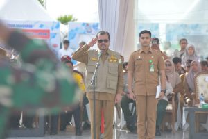 Plh Sekda Pimpin Apel Kesiapsiagaan dan Gelar Pasukan dalam rangka Peringatan Bulan PRB di Aceh