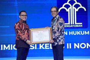 Kemenkumham Raih Dua Penghargaan Pelayanan Publik dari Kementerian PANRB