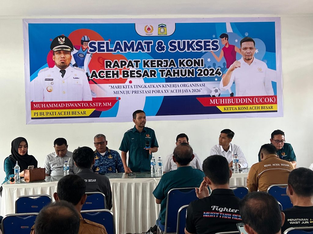 Raker KONI Aceh Besar Kukuhkan Dua Anggota Baru 