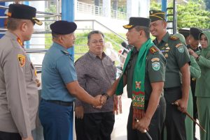 Tiba di Pelabuhan Balohan, Danrem 012/TU Kolonel Inf Benny Rahadian Disambut Forkopimda