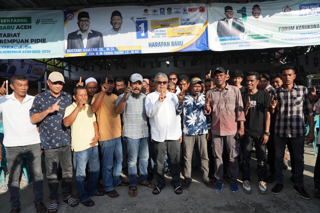 Mantan Kombatan GAM Pidie Deklarasi Dukung Bustami – Syech Fadhil