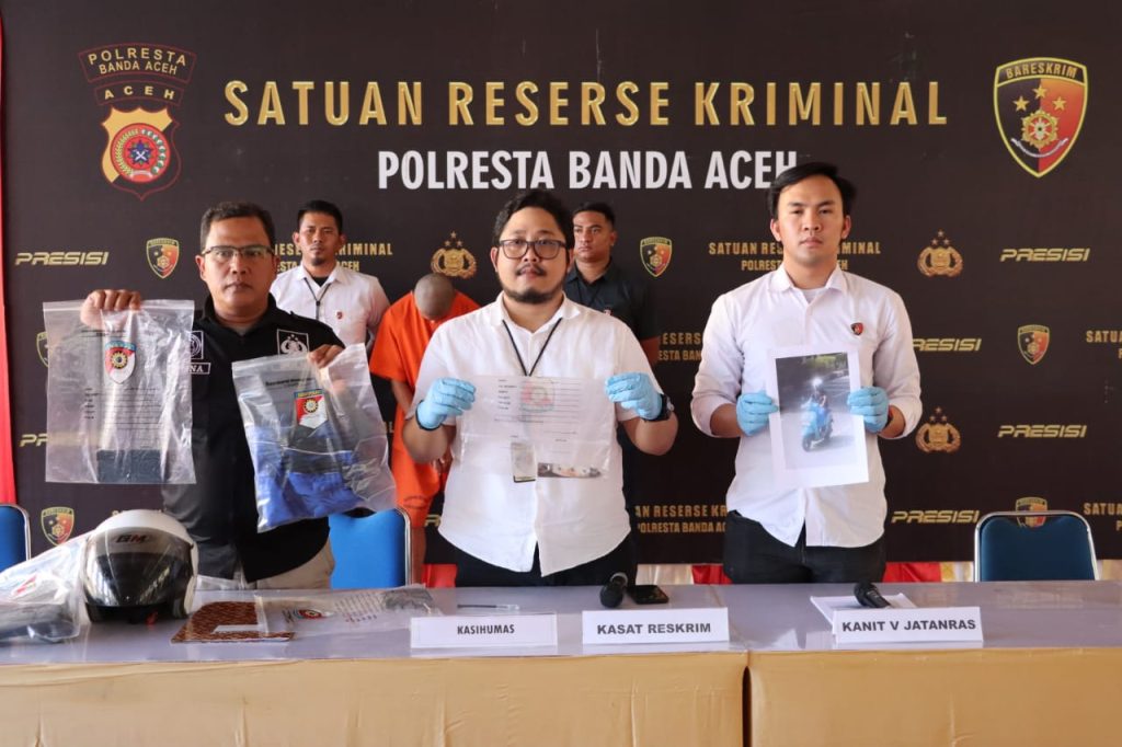 Kurang dari 1×24 Jam, Polisi Ungkap Motif Pembunuhan Mahasiswa di Jeulingke