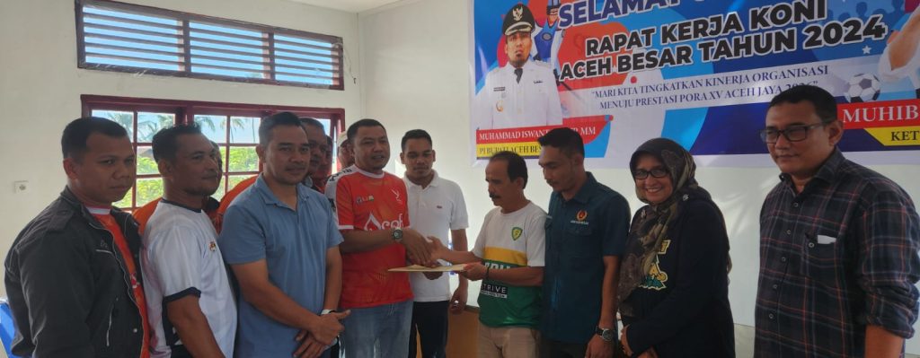 Bakhtiar Resmi Mendaftar Jadi Calon Ketua Umum KONI Aceh Besar