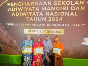 Tiga SMP di Banda Aceh Raih Penghargaan Adiwiyata Nasional Tahun 2024