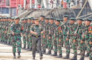 Pangdam Iskandar Muda Sambut Satgas Pamtas RI-PNG Yonif 111/Karma Bhakti