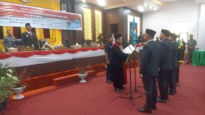 Ketua PN Suka Makmue Lantik Pimpinan DPRK Nagan Raya Periode 2024-2029