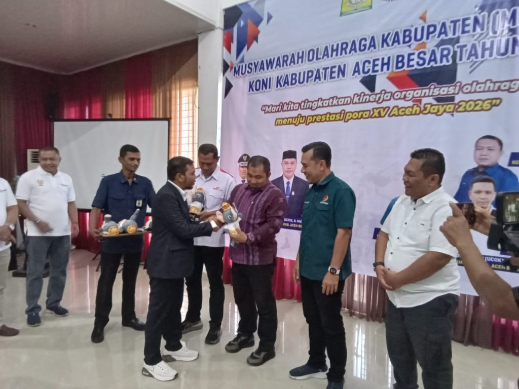 Pj Bupati Muhammad Iswanto Buka Musorkab KONI Aceh Besar, Ini Harapannya
