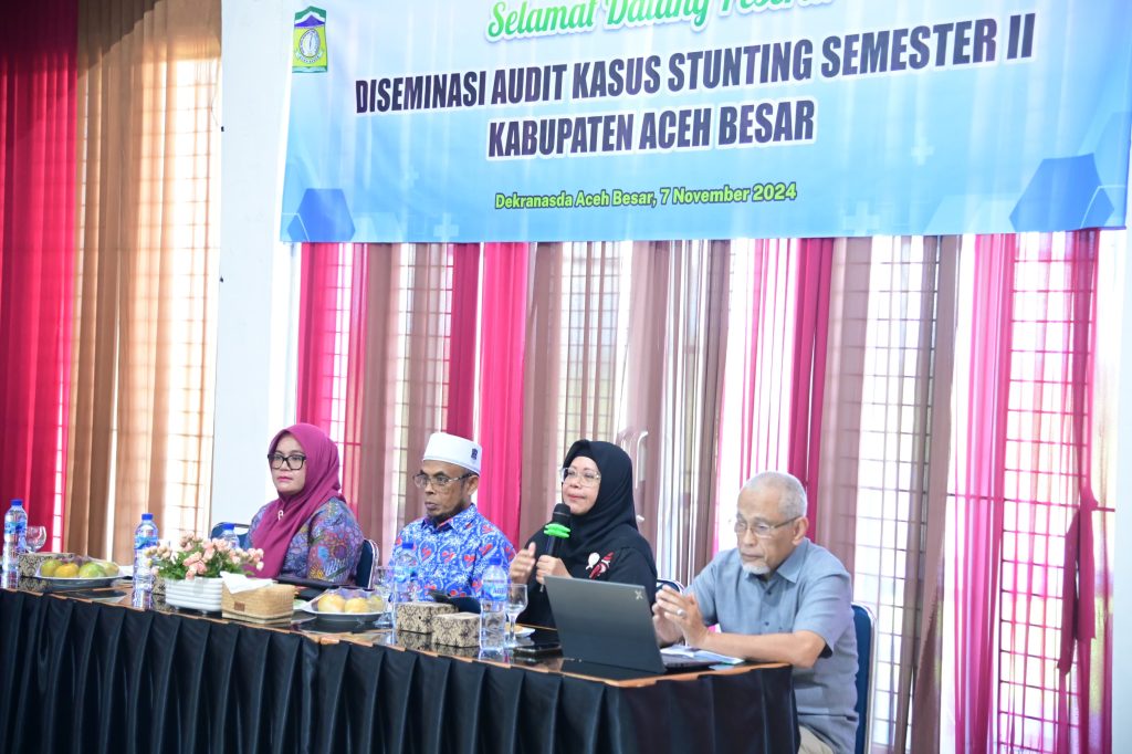 Pemkab Aceh Besar Gelar Desiminasi Hasil Audit Kasus Stunting Semester II