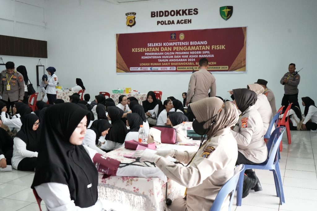 892 Peserta CPNS Kemenkumham Tilok Aceh Ikuti SKB Tes Kesehatan dan Psikotes