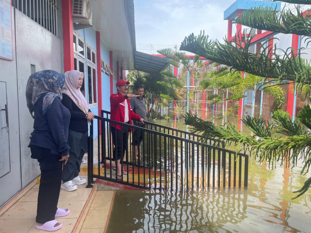 Banjir Landa Lapas Perempuan Sigli, Kakanwil Kemenkumham Aceh Turun Langsung