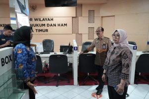 Kemenkumham Aceh Lakukan Visitasi ke Kemenkumham Jatim, Targetkan Peningkatan Pelayanan Publik