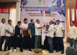 Terpilih Secara Aklamasi, Bakhtiar Pimpin KONI Aceh Besar