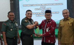 Terima Audiensi Kepala Baitul Mal Aceh, Pangdam Iskandar muda bahas Pendidikan