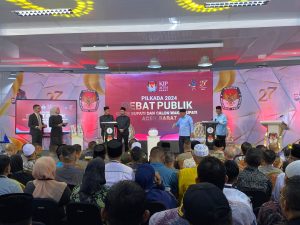 KIP Aceh Barat Gelar Debat Perdana Kandidat Bupati dan Wakil Bupati 2024