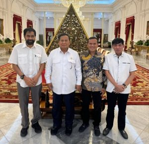 Pertemuan Presiden Prabowo Subianto dengan Gubernur dan Wakil Gubernur Aceh Terpilih