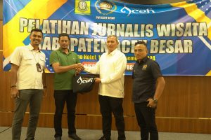 PWI Aceh Besar bersama Disparpora Gelar Pelatihan Jurnalis Wisata