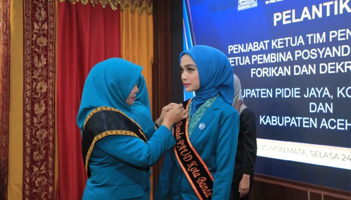 Nana Hafizdhah Resmi Jabat Pj Ketua TP-PKK Banda Aceh