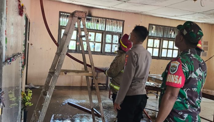 SDN 1 Tanoh Abee Dilalap Api, Damkar Kerahkan Lima Unit Armada Pemadam