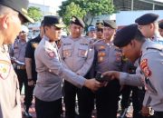 Wakapolda Aceh Pimpin Pengecekan Personel Polri Yang Memegang Senpi