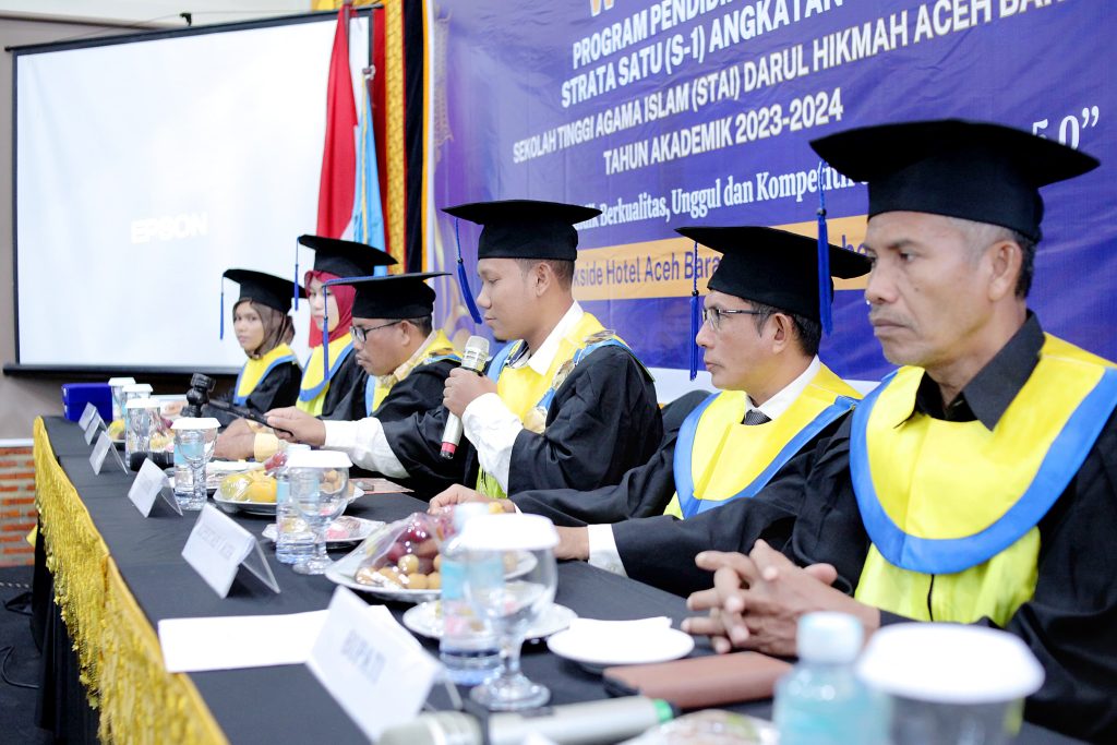 STAI Darul Hikmah Sukses Gelar Prosesi Wisuda 2024, Ketua: Kita On The Track Menuju Kampus Unggul Berbasis Dayah