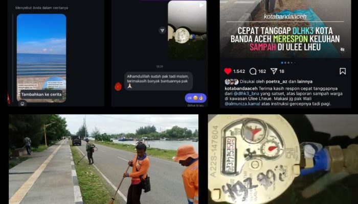 Pemko Banda Aceh Respons Cepat Keluhan Warga terkait Air PDAM dan Sampah