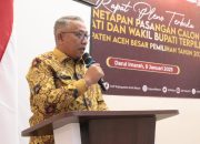 Asisten I Sekda Aceh Besar Hadiri Rapat Pleno Terbuka Penetapan Bupati dan Wakil Bupati Terpilih Periode 2025-2030