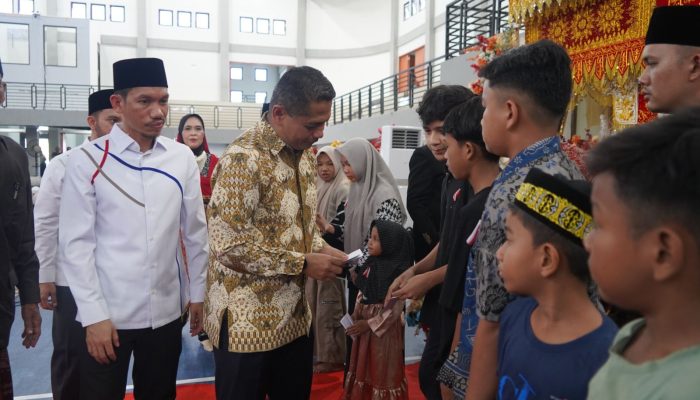 Danrem 012/TU Hadiri Tradisi Peusijuek Bupati dan Wakil Bupati Aceh Barat Terpilih