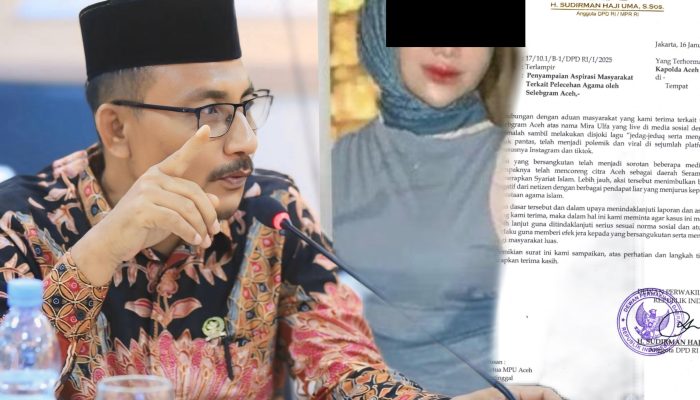 Terkait Dugaan Penistaan Agama oleh Selebgram Aceh, Haji Uma Surati MPU dan Polda Aceh