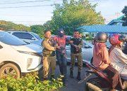 Satpol PP/WH Banda Aceh Amankan ‘Spiderman’ di Simpang Masjid Oman