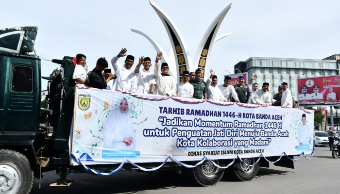 Semarak Tarhib Ramadhan 1446 H, Wakil Wali Kota Pawai Keliling Kota