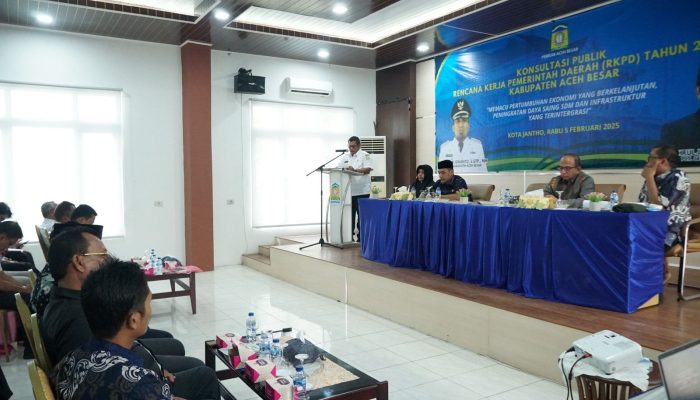 Pemkab Aceh Besar Gelar Konsultasi Publik RKPD Tahun 2026