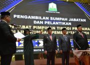 Pj Gubernur Safrizal Lantik Tiga Kepala SKPA