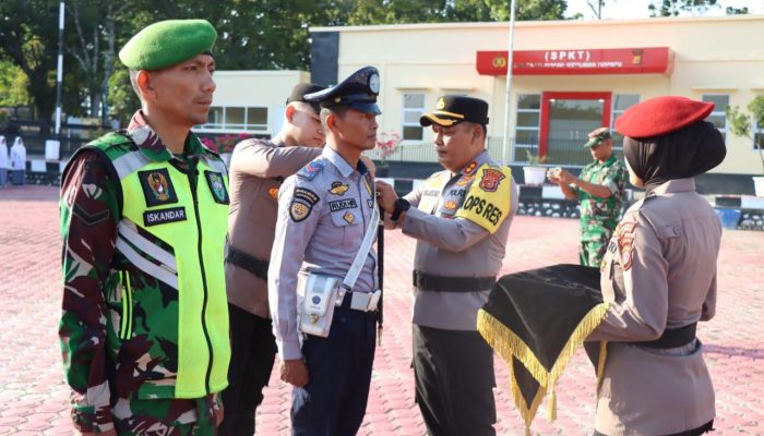 Kapolres Aceh Besar Pimpin Apel Gelar Pasukan Ops Keselamatan Seulawah Tahun 2025