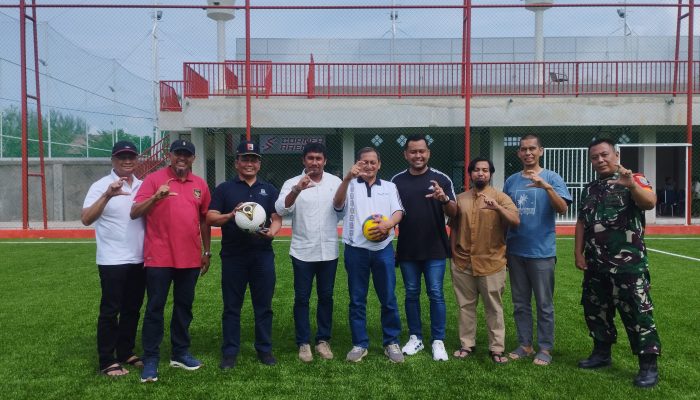 Staf Ahli Bupati Aceh Besar Hadiri Soft Opening Corner Mini Soccer