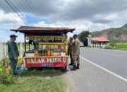 Jelang Ramadhan, Satpol PP dan WH Aceh Besar Awasi dan Himbau Pedagang di Jalur Wisata