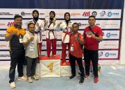T Shahnaz Qori Raih Emas di Taekwondo Aceh Students Championship 2025