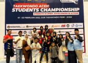Taekwondo Aceh Students Championship 2025, Aceh Barat Raih Belasan Mendali