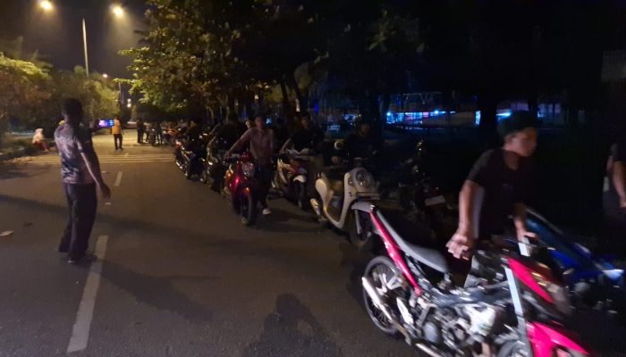 Polresta Banda Aceh Amankan 30 Motor Balap Liar di Ulee Lheue